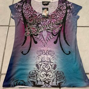 Harley Davidson womens blouse nwt.